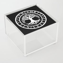 Yggdrasil /// Rune Circle (Variant II) Acrylic Box