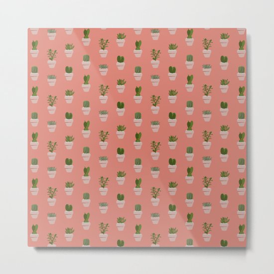 Cacti & Succulents Metal Print