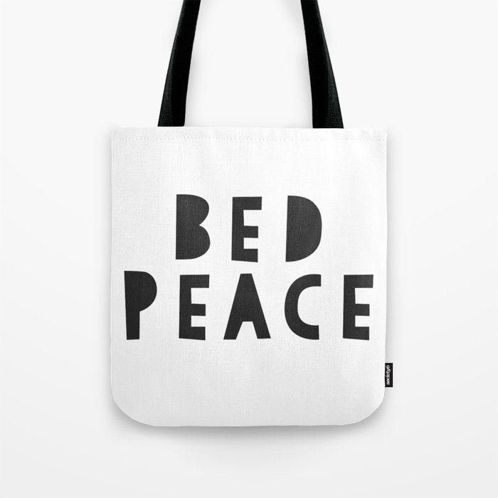 Bed Peace Tote Bag