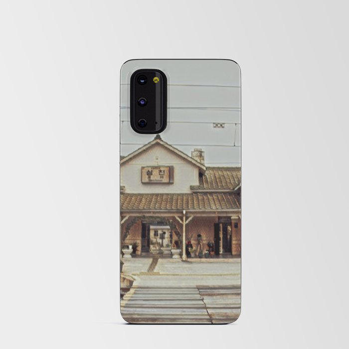 Small country train station Android Card Case
