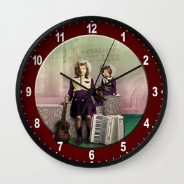 The Country Collies Wall Clock