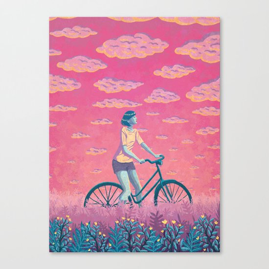 Ride a Bike Canvas Print