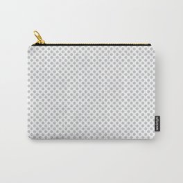 Glacier Gray Polka Dots Carry-All Pouch