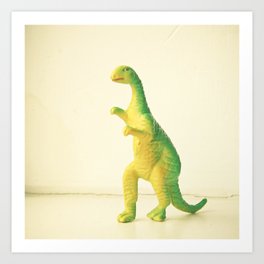 Dinosaur Attack Art Print
