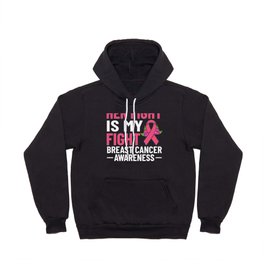 Breast Cancer Ribbon Awareness Pink Quote Hoody