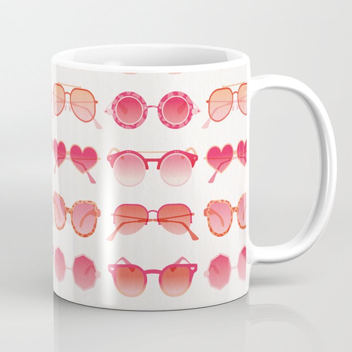 Sunglasses Collection – Pink Ombré Palette Coffee Mug