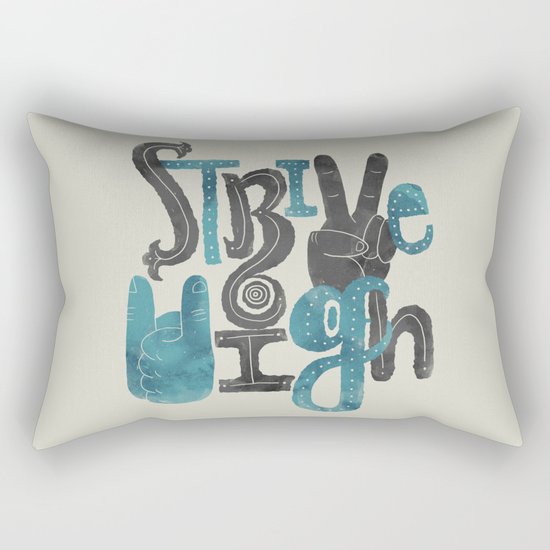 Strive High Rectangular Pillow