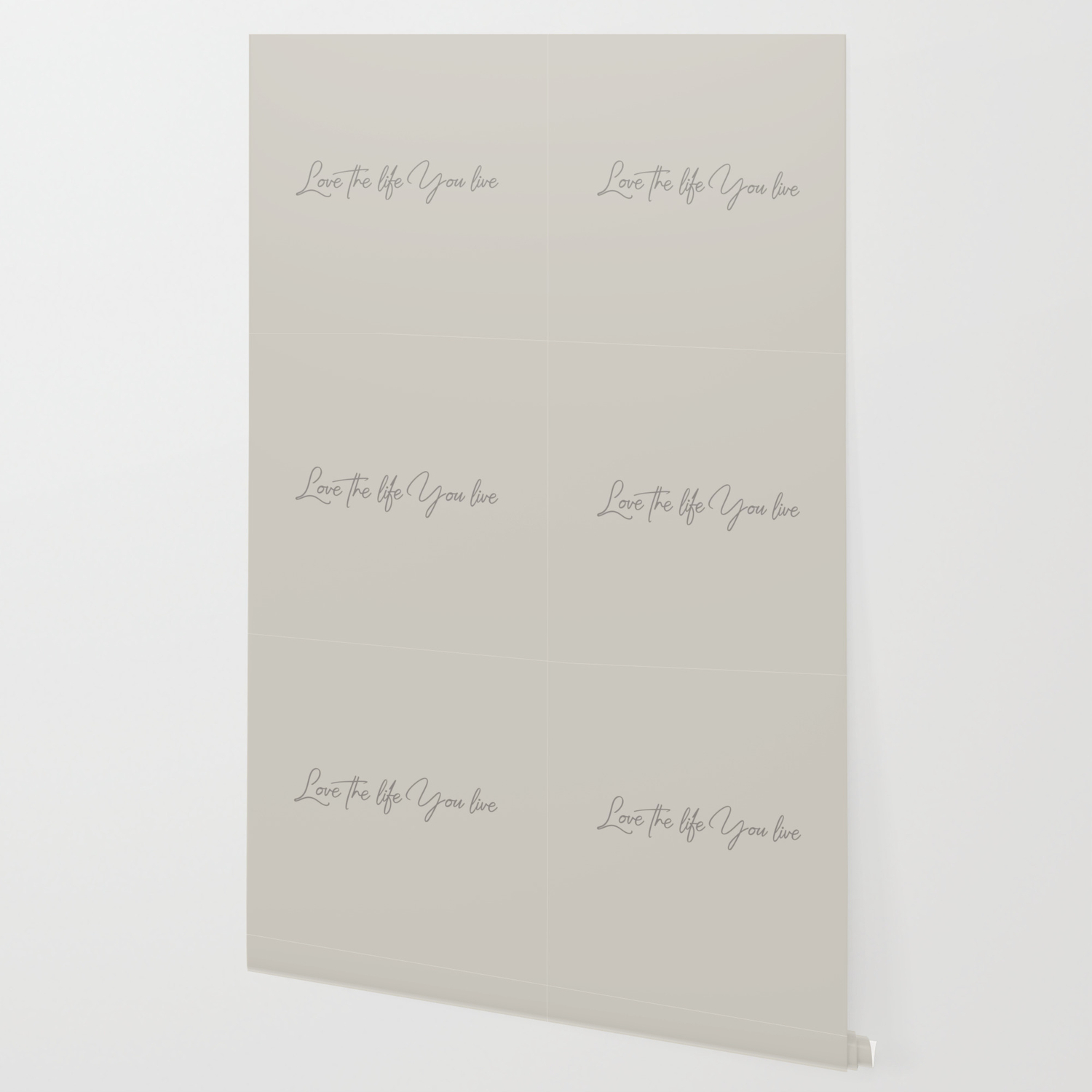 Love The Life You Live Warm Gray Version Wallpaper By Shiho Society6 Love The Life You Live Warm Gray Version Wallpaper By Shiho Society6