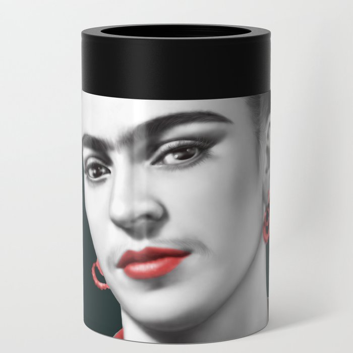 ICONIC Famous Ladies Collection oi11-02 Contemporary Eclectic Modern Victorian Digital Artwork Can Cooler