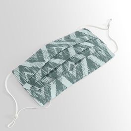 Pine and Mint Ikat Face Mask