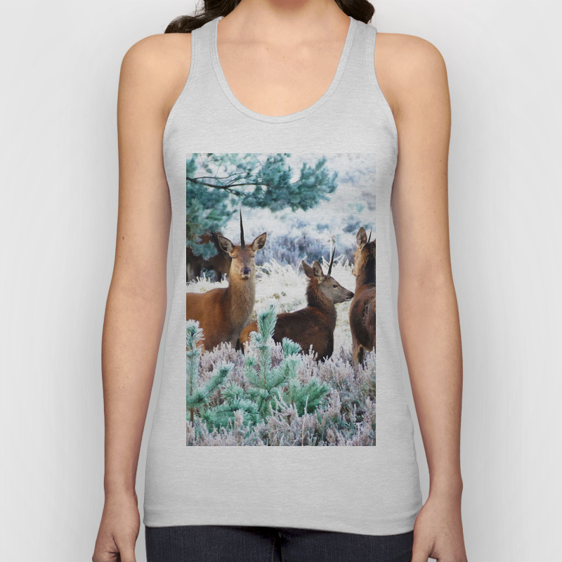 Unicorn Deer Society6 Decor Buyart Unisex Tank Top By 83oranges