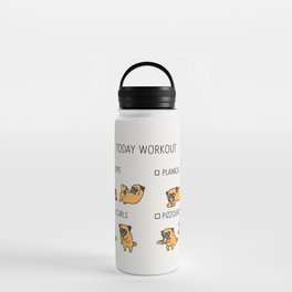 Today  Workout with the pug Water Bottle
