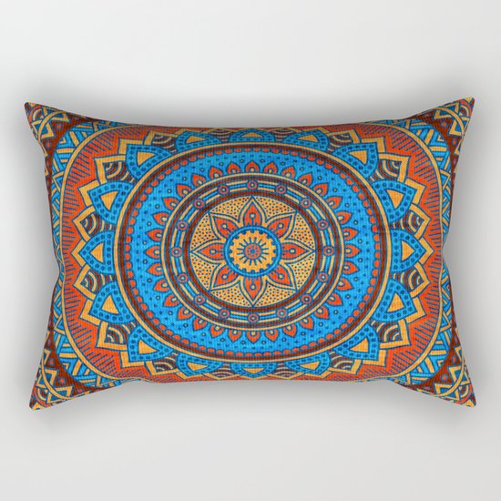 Hippie mandala 73 Rectangular Pillow