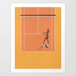 Tennis Vibes  Art Print