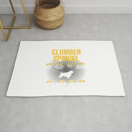 Anatomy Of Clumber Spaniel Funny Dog Lover Rug