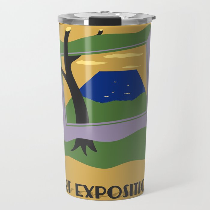  Retro art exposition Travel Mug