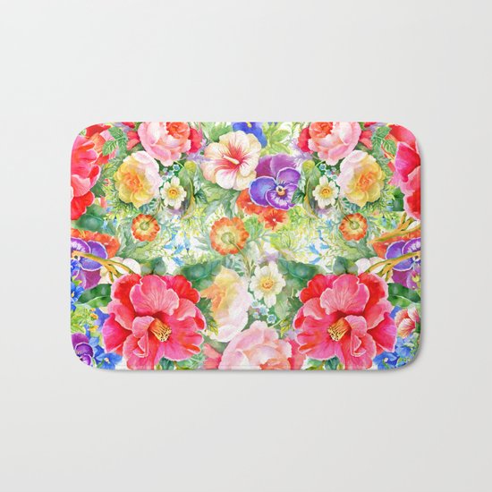 FLOWERS XI Bath Mat