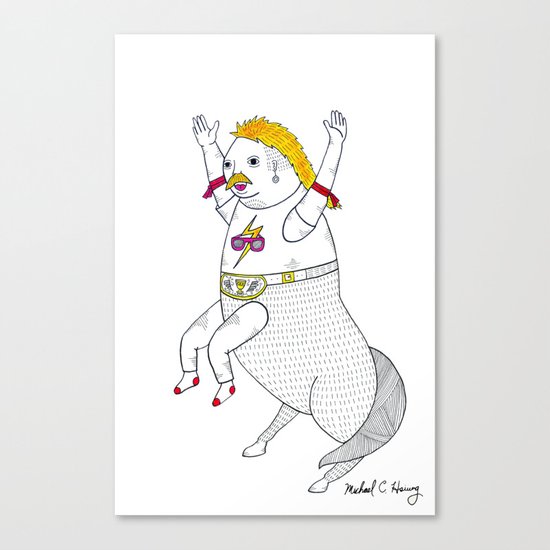 On the unusually popular full man half centaur Intercontinental champ. Canvas Print