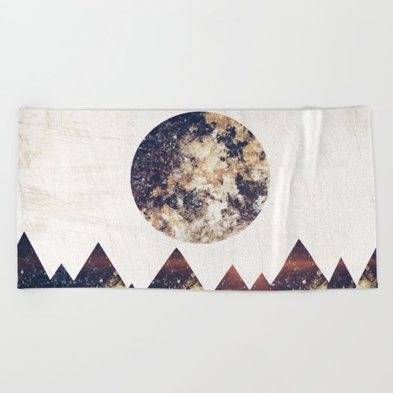 moon children Beach Towel