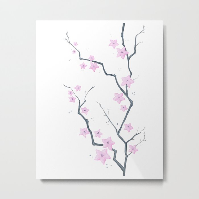 Cherry Blossom - Flores de cerejeira Metal Print