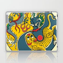 A Flag of Dragon and Tiger Laptop & iPad Skin