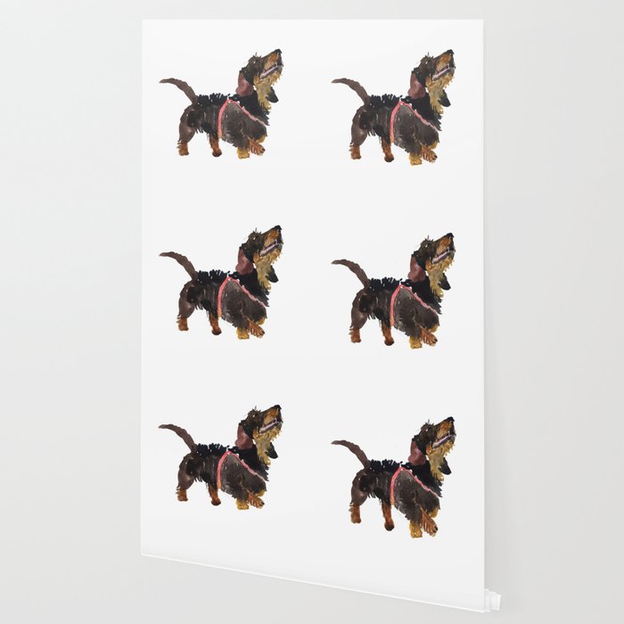 Watercolor Dog Vol 9 Dachshund Wallpaper By Takmaj Society6
