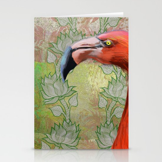 Red big bird Stationery Cards