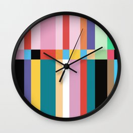 Colorful Digital TV Screen Design Wall Clock