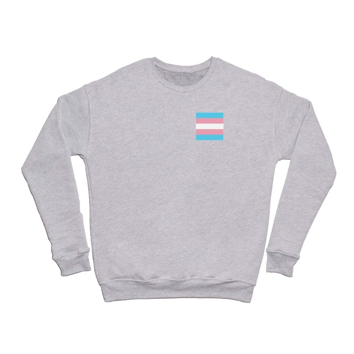 TRANSSEXUAL/TRANSGENDER FLAG Crewneck Sweatshirt