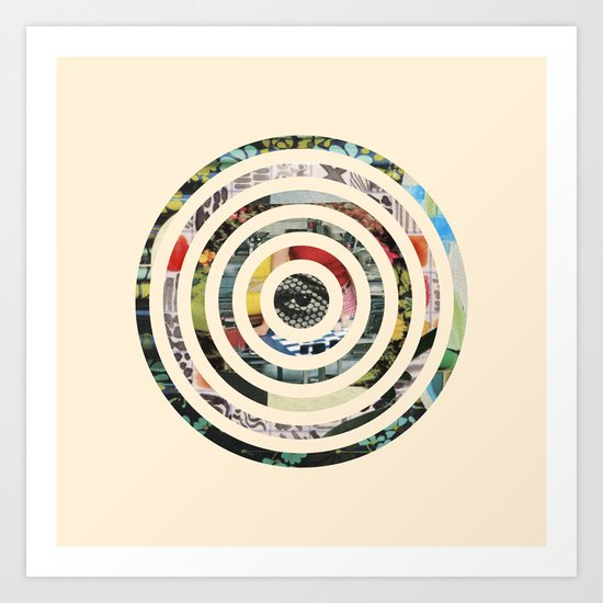 Circles. Art Print