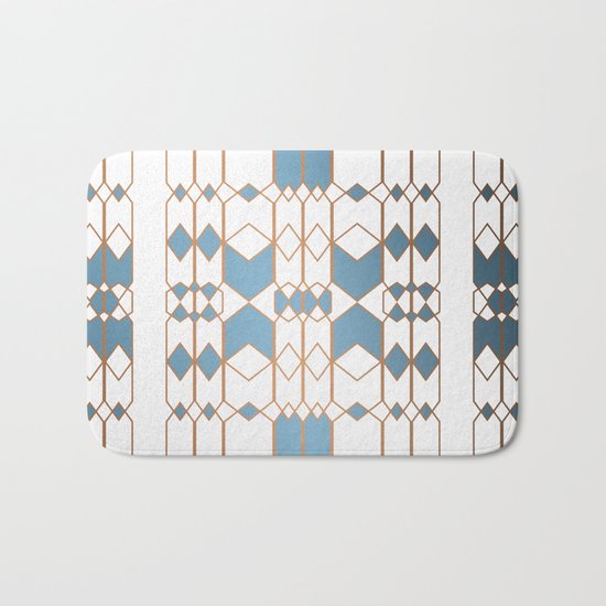 Patternbronze #1 Bath Mat