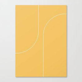 Modern Minimal Line Abstract VI Canvas Print
