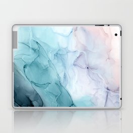 Beachy Pastel Flowing Ombre Abstract Laptop Skin