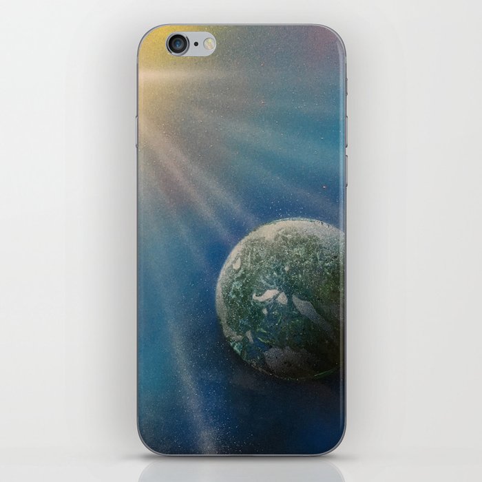 Sun Cross Earth Space Spray Paint Iphone Skin By Artisticaspirations Society6