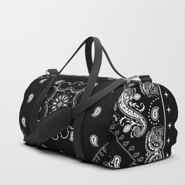 Black Bandana Duffle Bag
