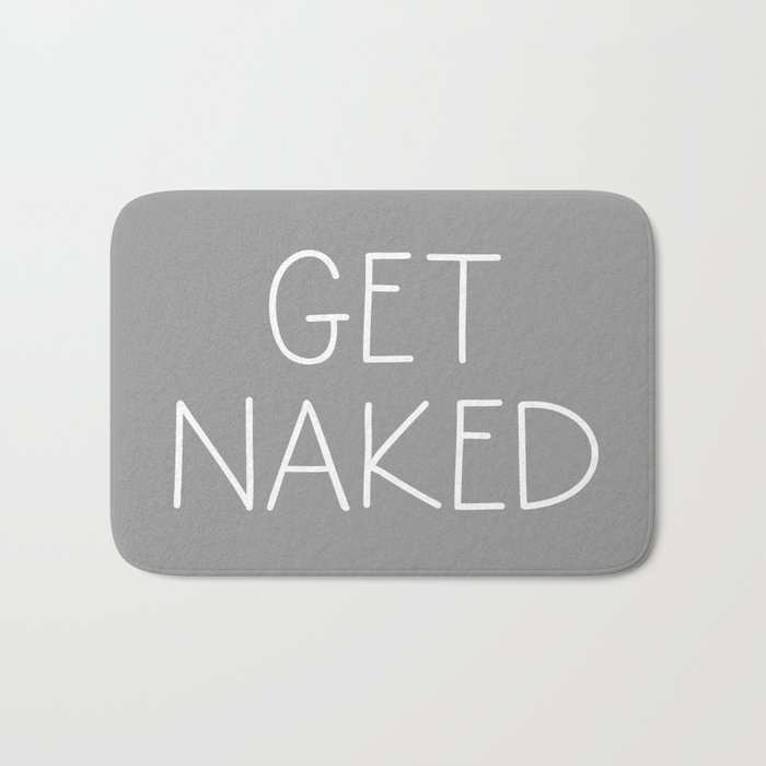 Get Naked Grey Bath Mat