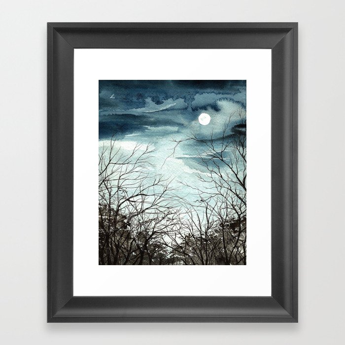 Enchanted Moon Framed Art Print