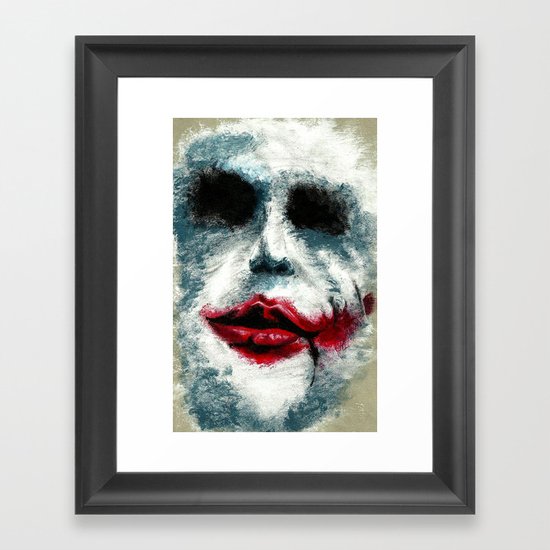 Why So Serious? Framed Art Print