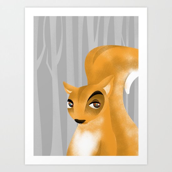 Squirrel Art Print