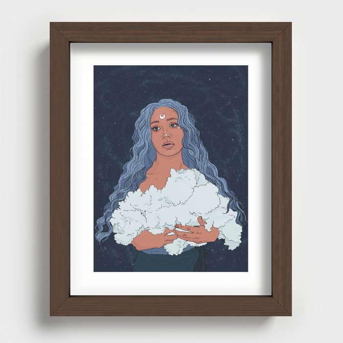 Cloud Goddess Recessed Framed Print