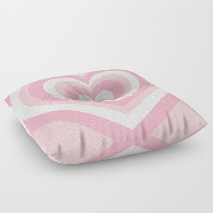 Pink Love Hearts  Floor Pillow