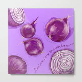 Purple Onion Metal Print