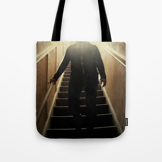 Stairway to the dark side _ vader descending Tote Bag