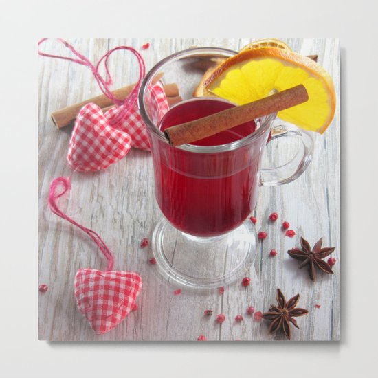 Fine Spice Christmas Punch Metal Print