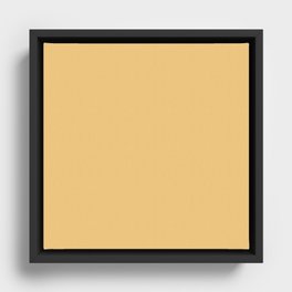 Caramel Cream Framed Canvas