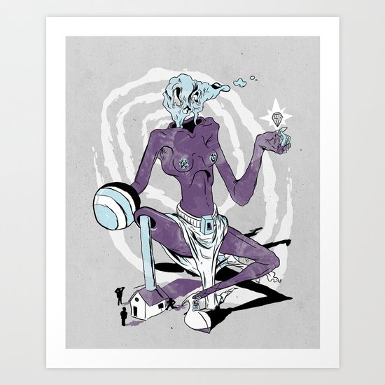 Island Mother Art Print
