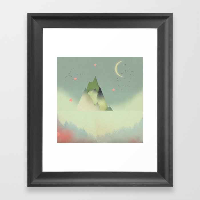 Abstract Cloudscape Framed Art Print