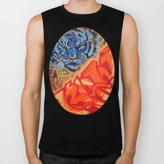 Just Gazing Biker Tank