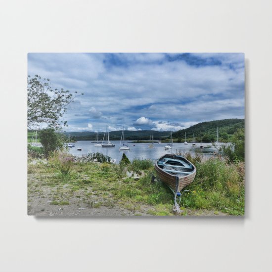 Tayvallich Harbour Metal Print
