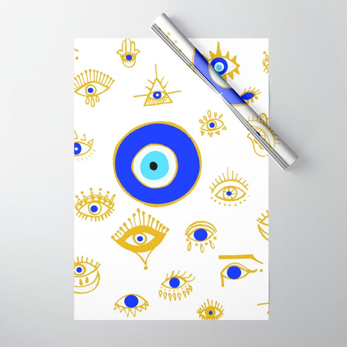evil eye Wrapping Paper